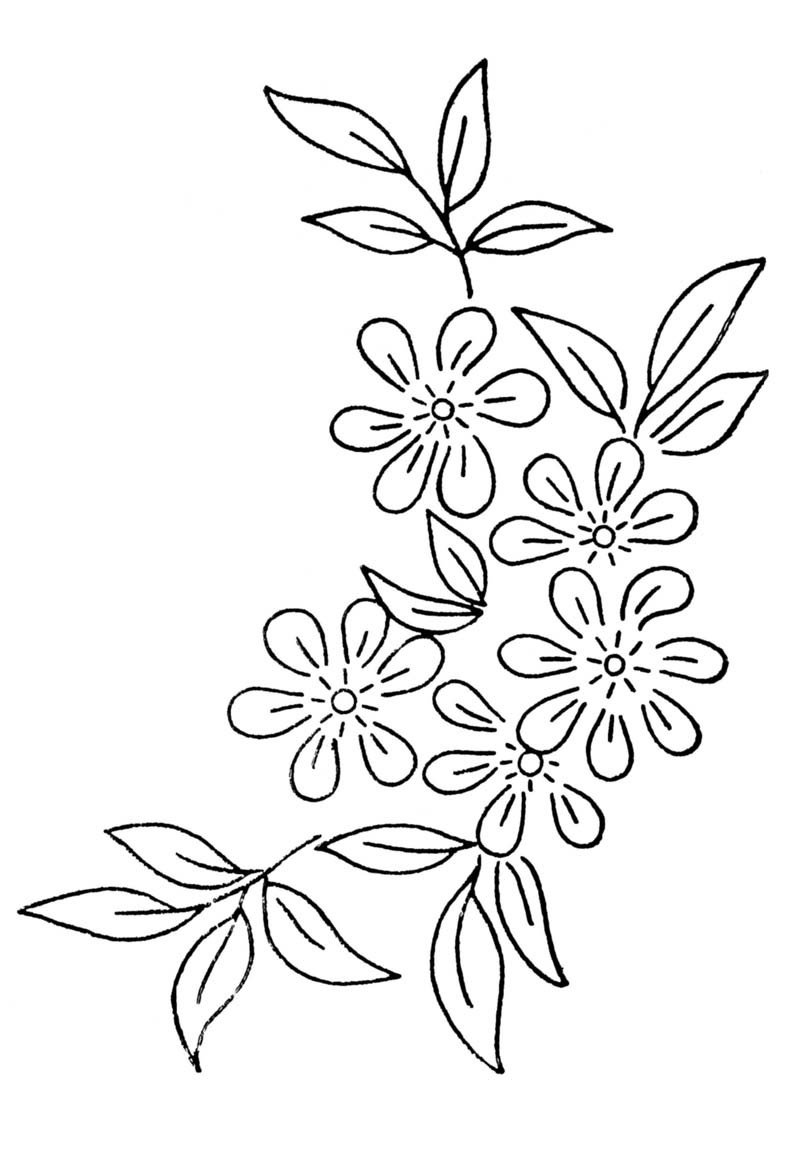 Flower Drawing Pattern at GetDrawings