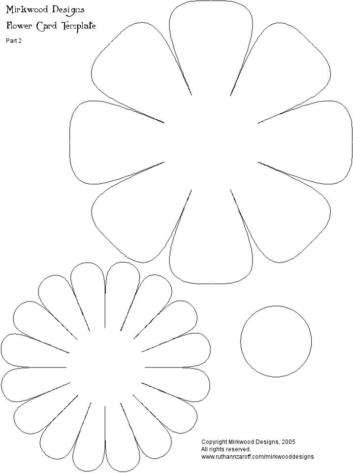 Simple Flower Patterns To Trace Coloring Home