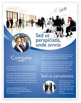 Business Environment Flyer Template Background in