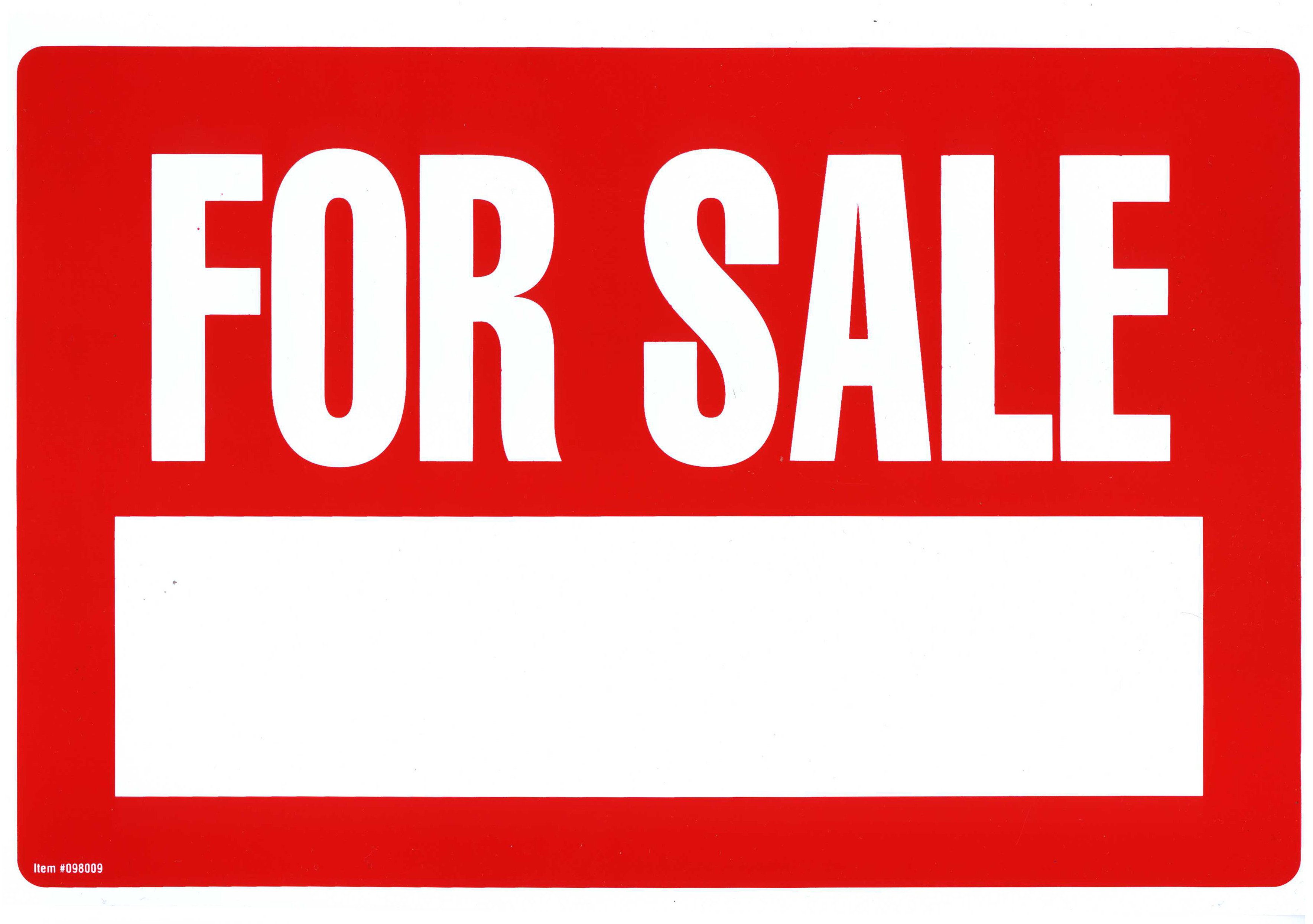 For Sale Sign Templates ClipArt Best