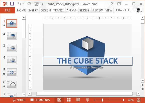 Animated 3D Cube Diagrams For PowerPoint Presentations