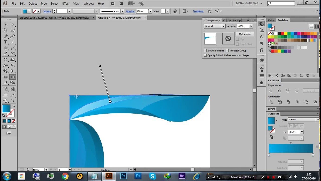 Adobe Illustrator Tutorial Flyer Template Sample