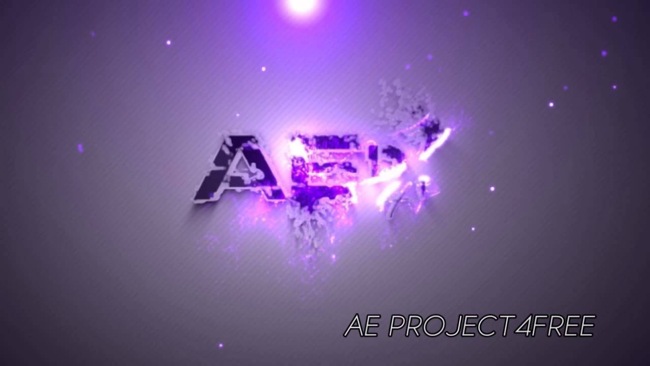 After Effects Project Free Particles House Logo