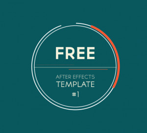 Free After Effects Template 1 2D Logo Introduction