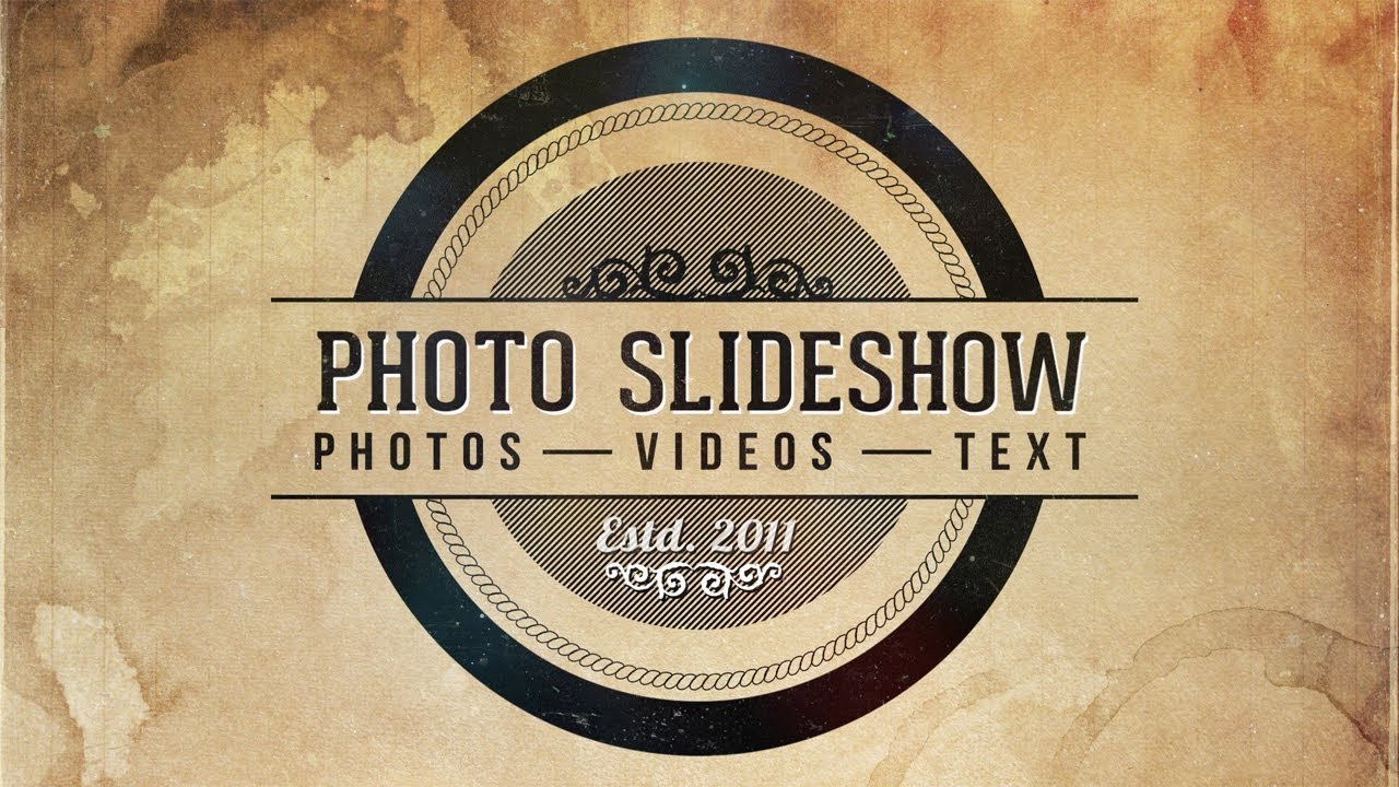 PHOTO SLIDESHOW AFTER EFFECTS TEMPLATE