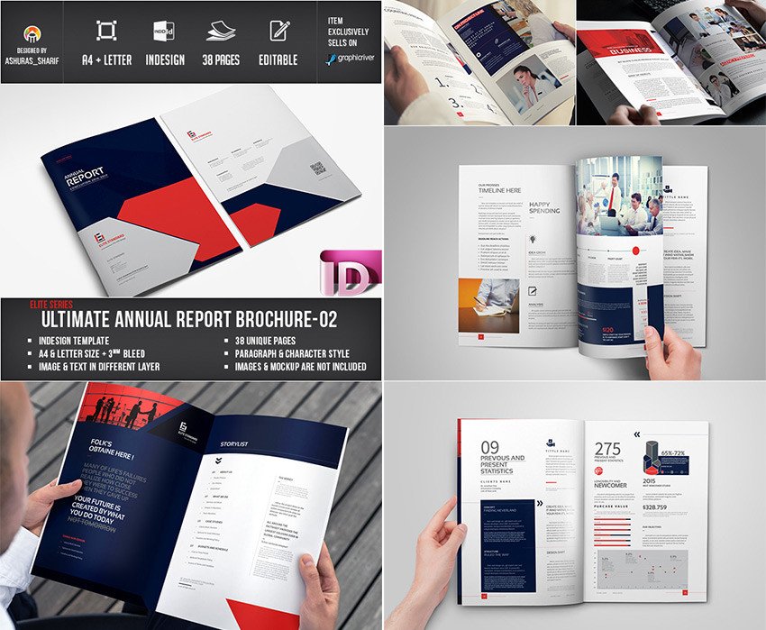 25 Annual Report Templates With Awesome InDesign Layouts
