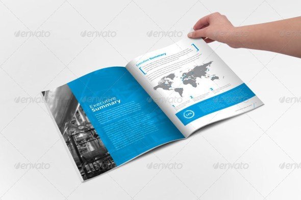 32 InDesign Annual Report Templates For Corporate
