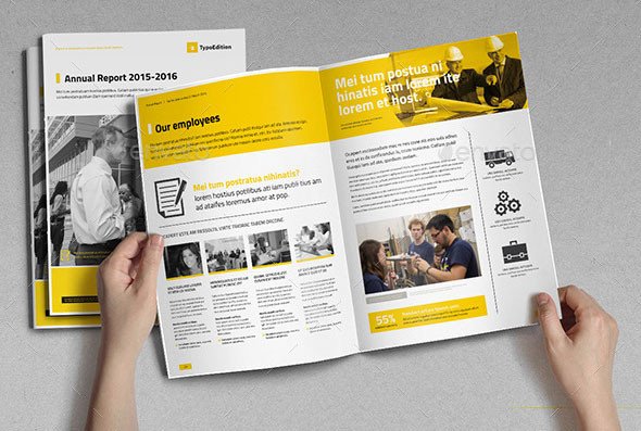 40 Best Corporate InDesign Annual Report Templates – Bashooka