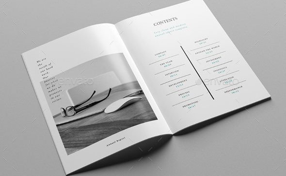 40 Best Corporate InDesign Annual Report Templates