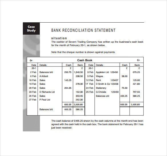 Sample Bank Statement Template 13 Free Documents