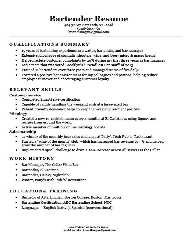 Functional Resume Examples & Writing Guide