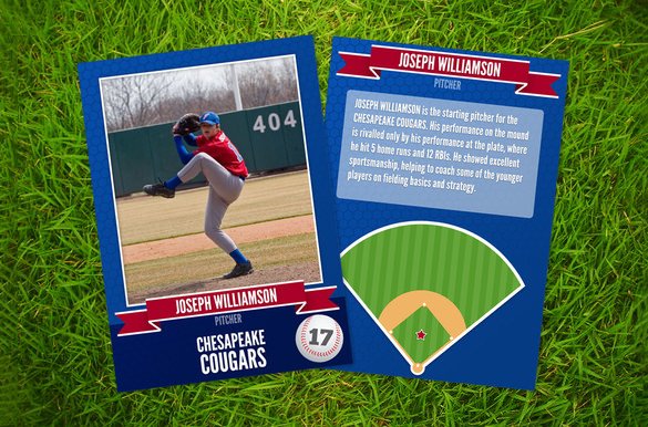 16 Baseball Card Templates PSD AI EPS