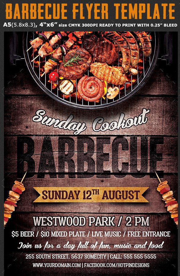 20 Free PSD Barbeque Flyer Templates for the Best Events