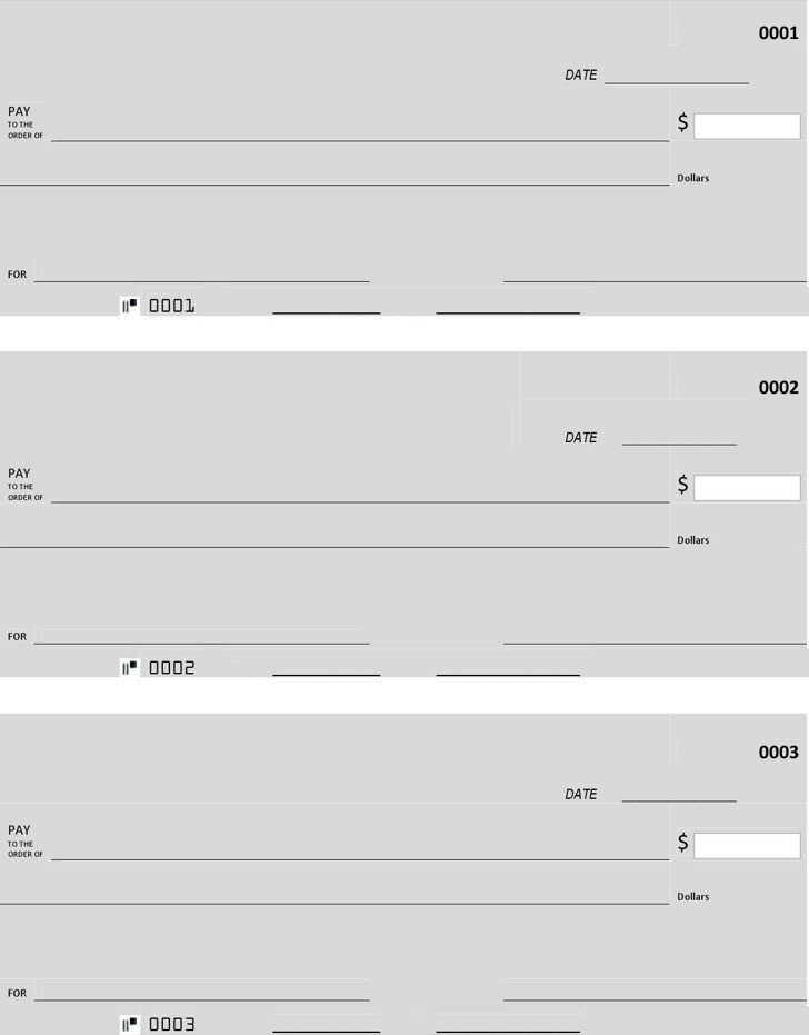 27 Blank Check Template Free Download