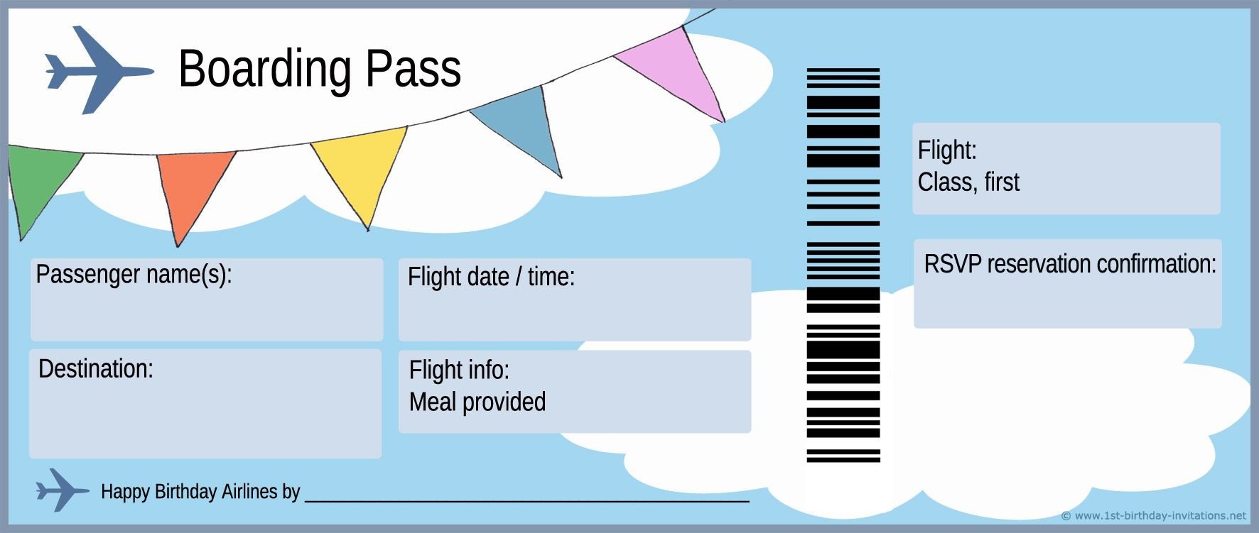 free boarding pass template Google Search