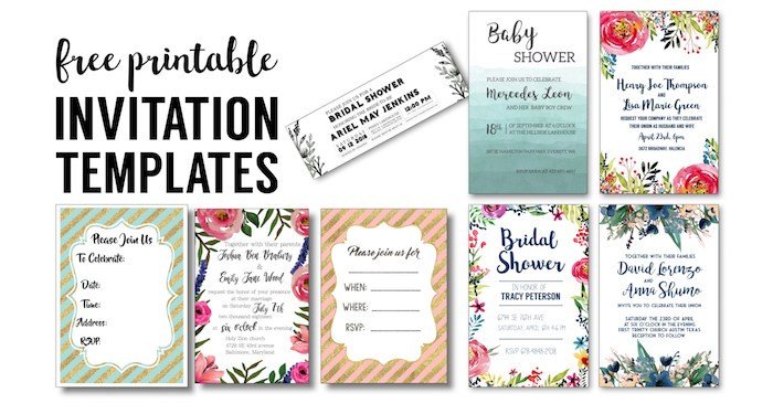 Party Invitation Templates Free Printables Paper Trail