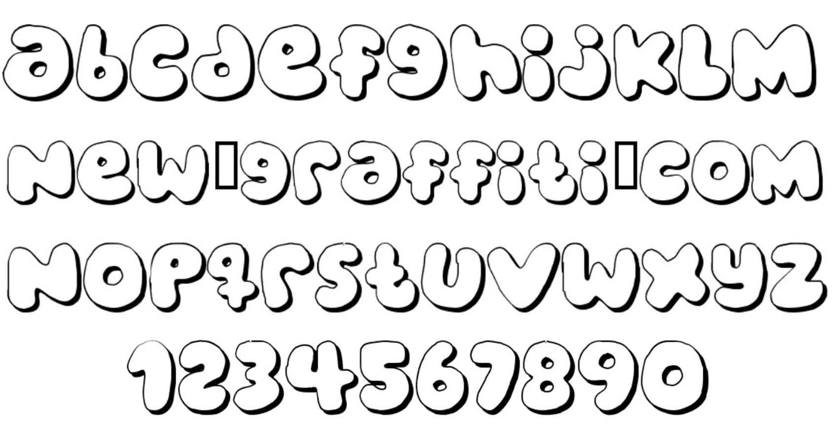 Best s of Bubble Letter Font Bubble Letter Font