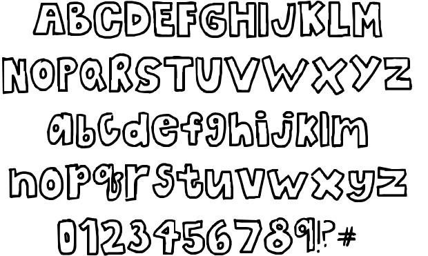 The Bubble Letters font by The Bubble Letters FontRiver