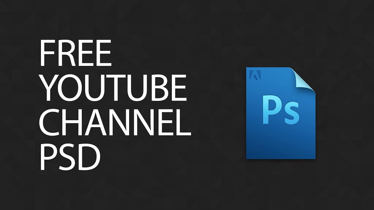 Free Youtube Channel Art shop Template