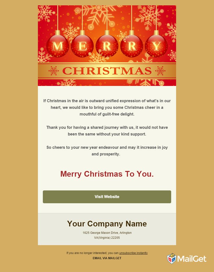 10 Best Free Holiday Email Templates