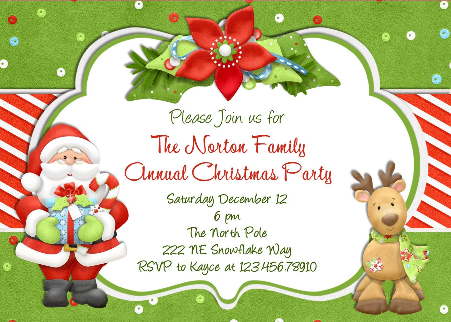 Christmas Party Invitation Christmas Holiday Party