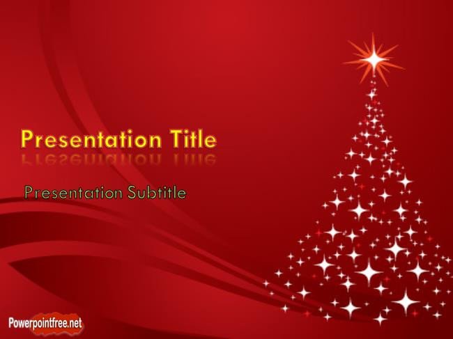Free Christmas Tree Powerpoint Template