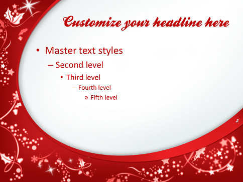 Merry Christmas – Template for PowerPoint and Impress