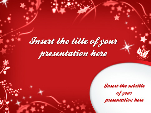 Merry Christmas – Template for PowerPoint and Impress