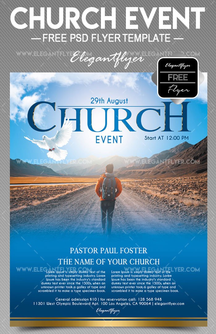 34 Free PSD Church Flyer Templates in PSD for Special