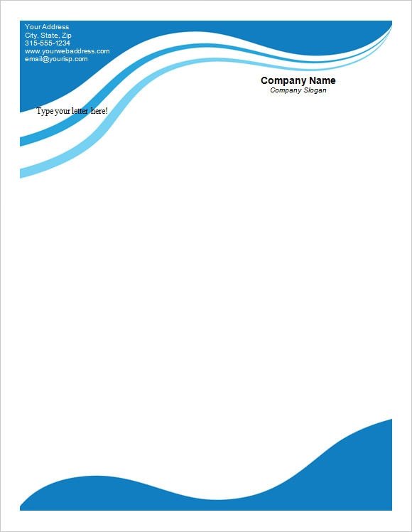 Sample pany Letterhead Template 15 Download in PSD