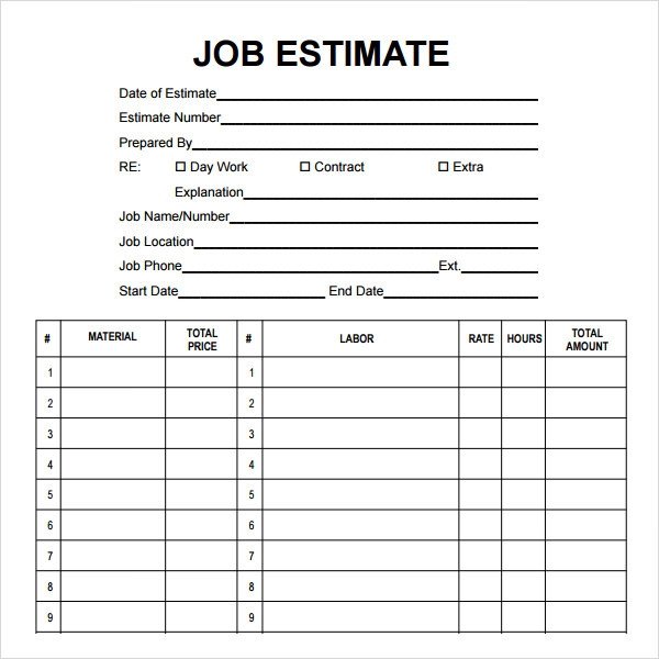 Sample Job Proposal Template 12 Free Documents Download