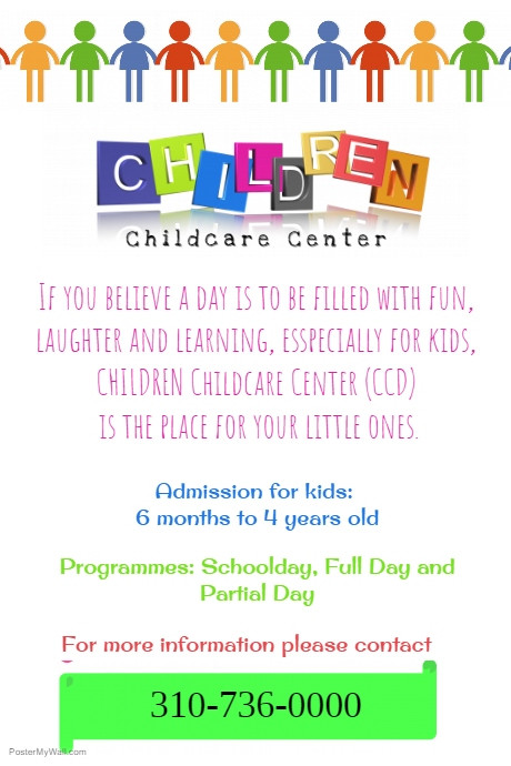 25 Beautiful Free & Paid Templates for Daycare Flyers