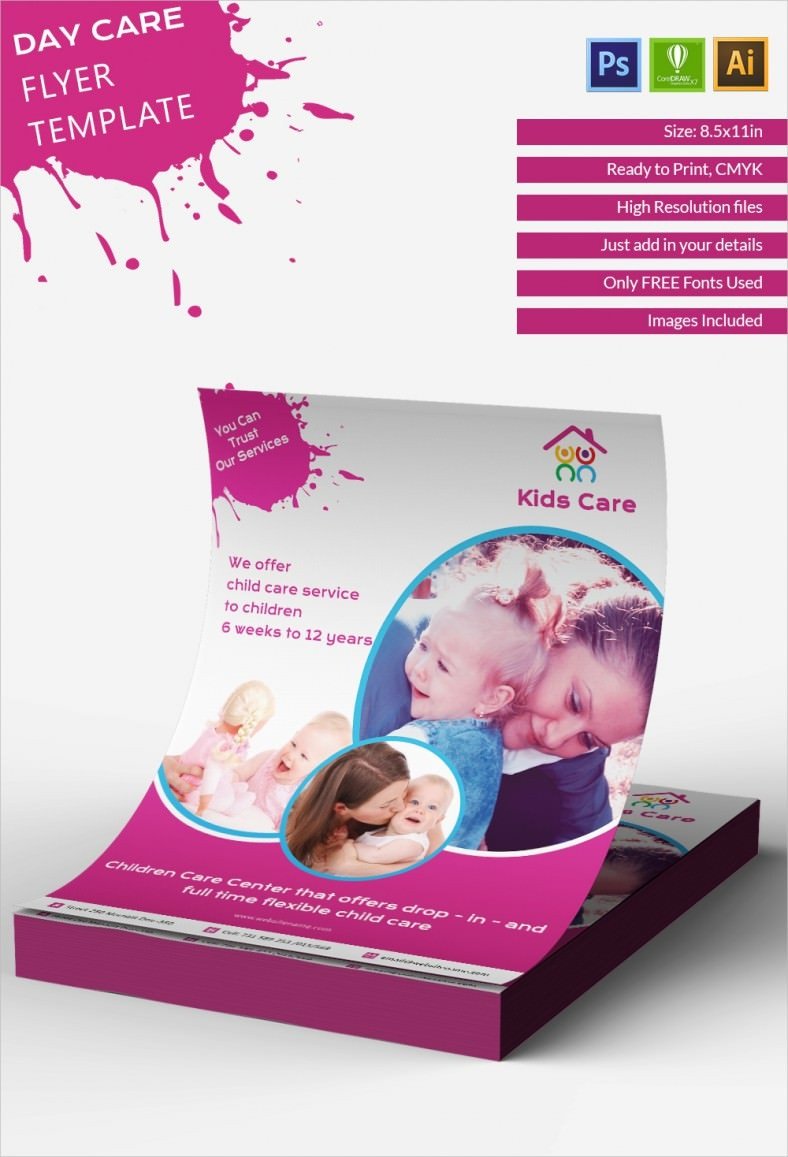 Daycare Flyer Template 27 Free PSD AI Vector EPS