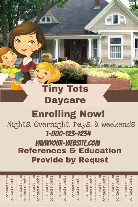 Daycare Flyer template