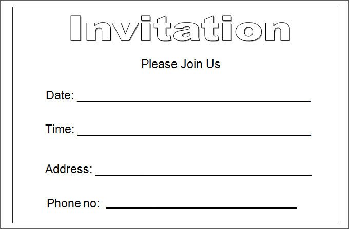 27 Best Blank Invitation Templates PSD AI