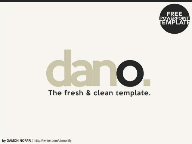 Fresh and Clean Powerpoint Template [Free Download]