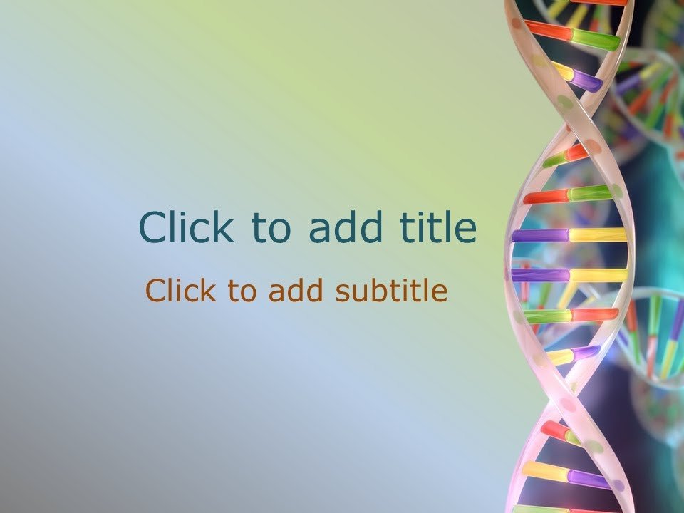 Genetics PowerPoint Template Free Download