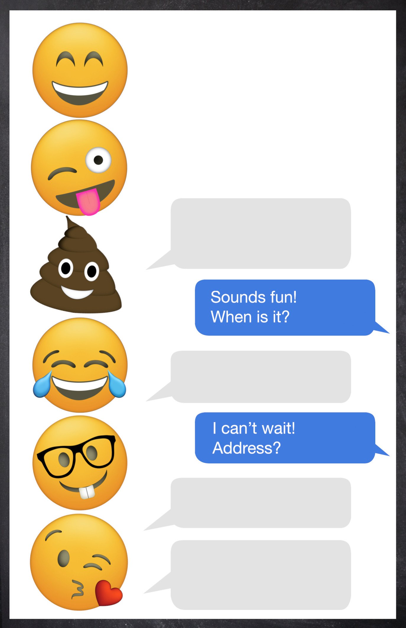 Emoji Birthday Invitations Free Printable Template Paper