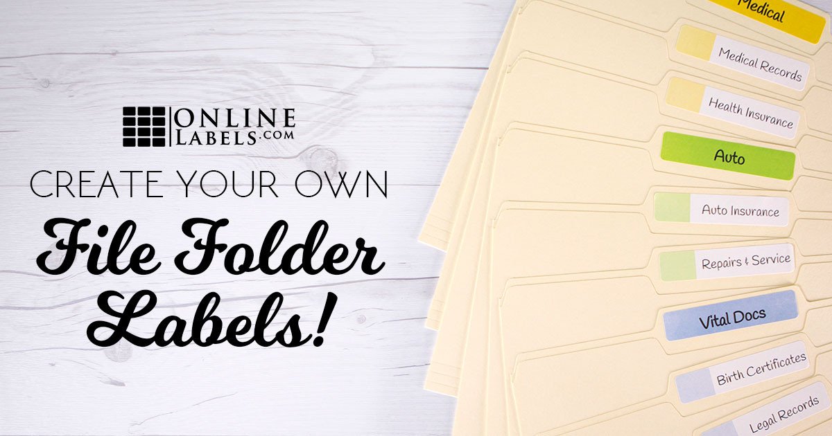 3 Ways to Create Your Own File Folder Labels