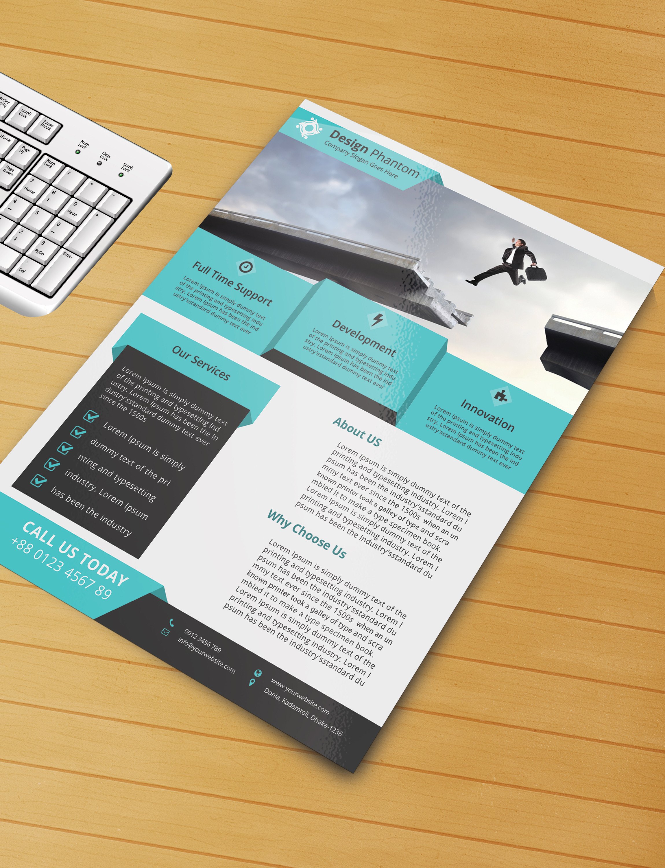 Free Flyer PSD Template Free Download by designphantom