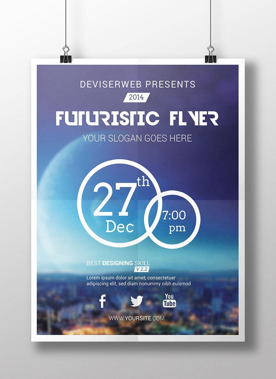 53 PSD Party Flyer Designs Word AI Publisher EPS Formats
