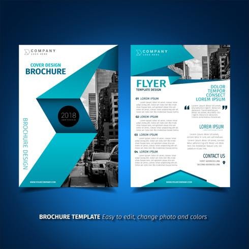 Blue Flyer Design Download Free Vector Art Stock