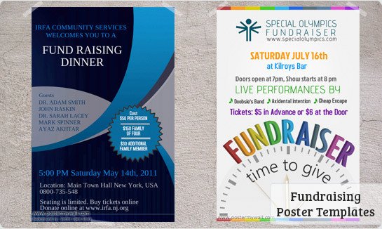 Fundraising Posters Templates & Downloads