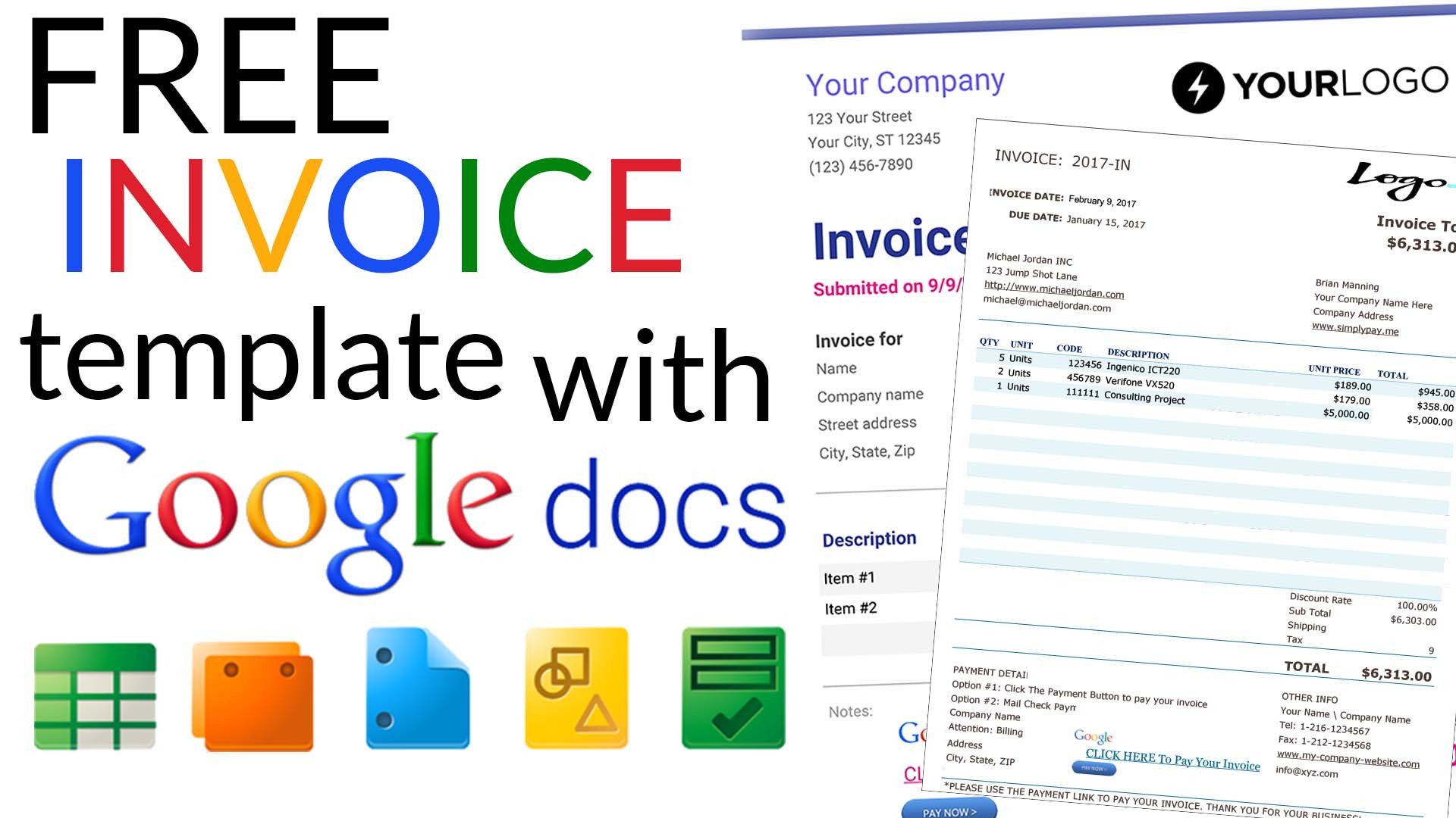Free Invoice Templates With Google Docs