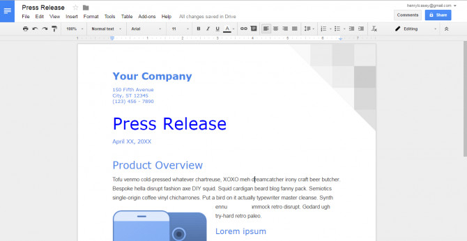 How to Create a Custom Template in Google Docs