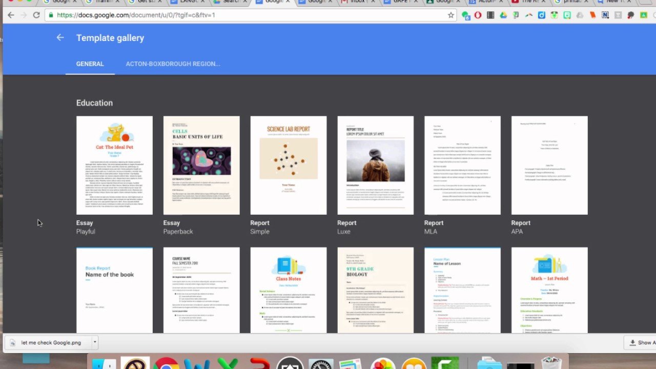 How to use Google Docs Templates