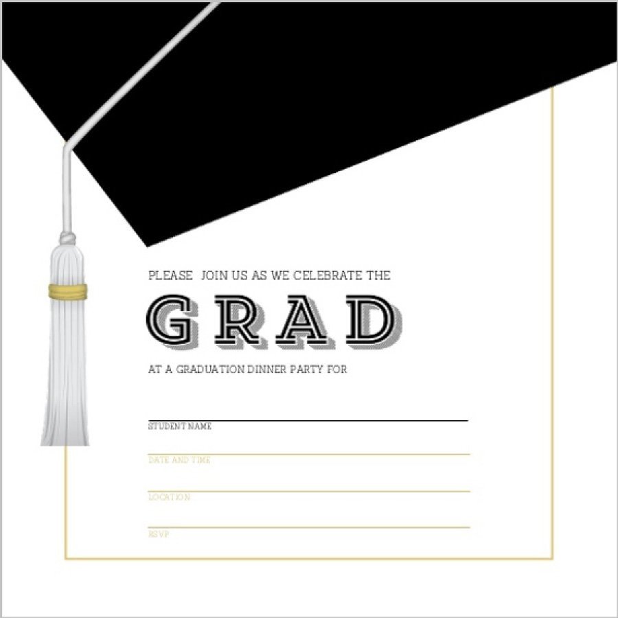 40 FREE Graduation Invitation Templates Template Lab