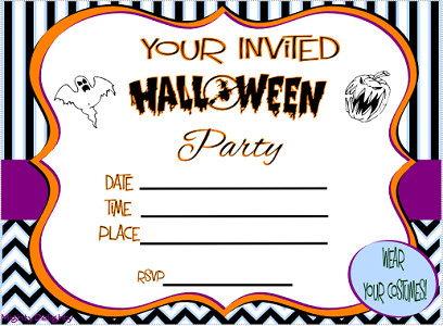 Free Printable Halloween Invitations Kids – Festival