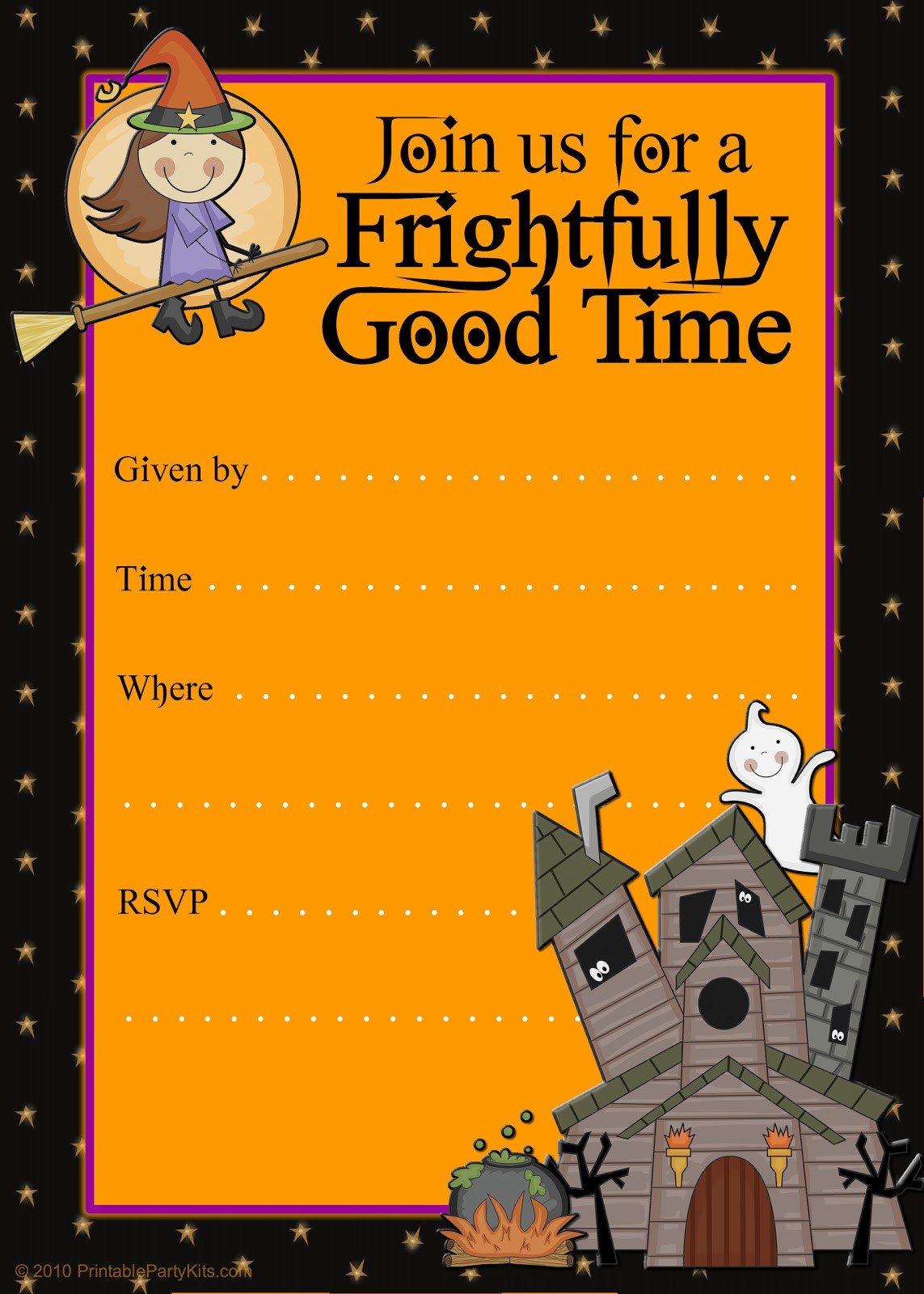Free Printable Party Invitations Printable Good Witch