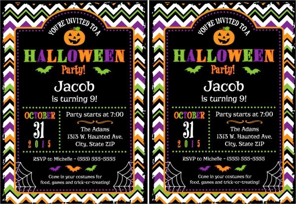 Sample Halloween Invitation Template 9 Free Documents